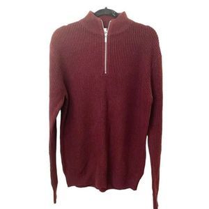 TOPMAN Quarter Zip Sweater Sz L‎